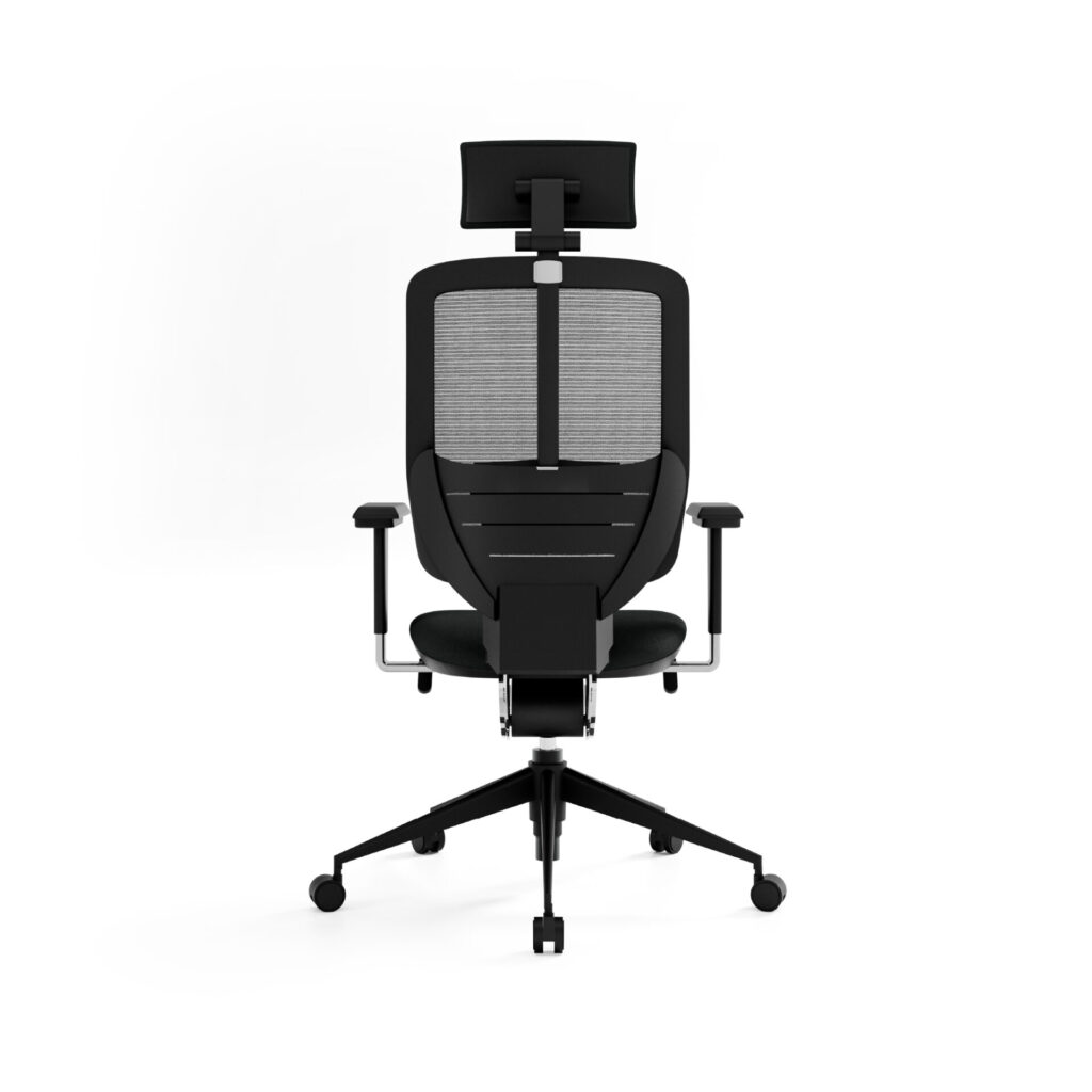 Vegas Black Highback Back