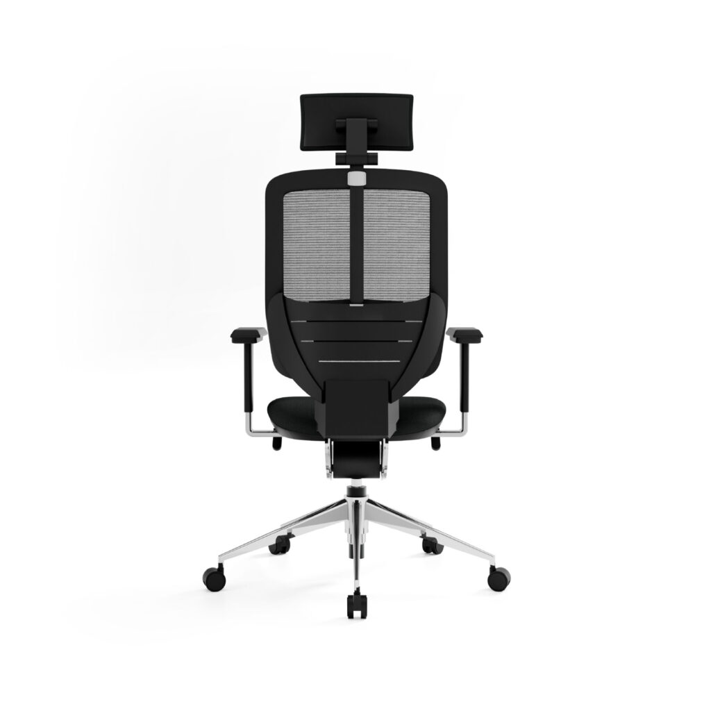 Vegas Black Highback Back