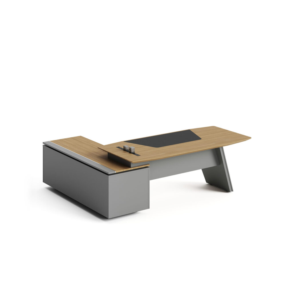 Default Theo Executive Table With Cabinet (2)