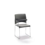 Spine Chair Black With Table