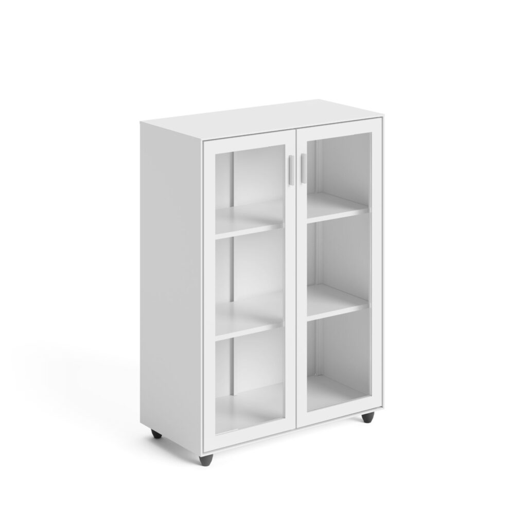 Shelf Swing Glass Door Cabinet