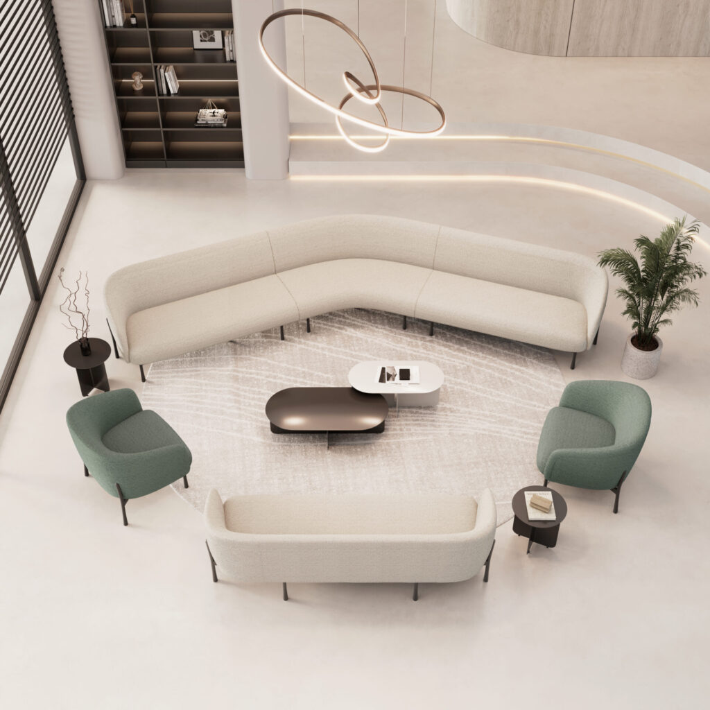 SCENE07 ALURE OFFICE LOUNGE SET