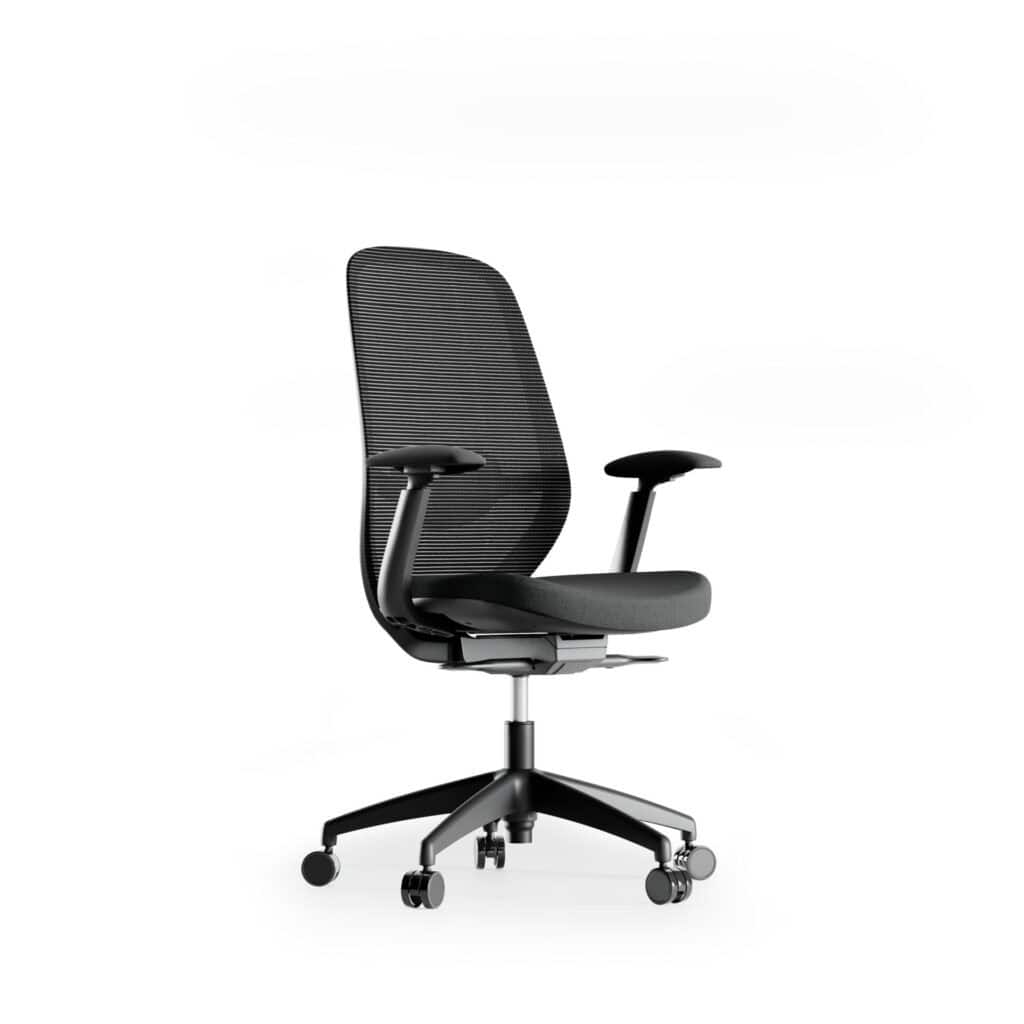 AERIUM MIDBACK BLACK SIDE